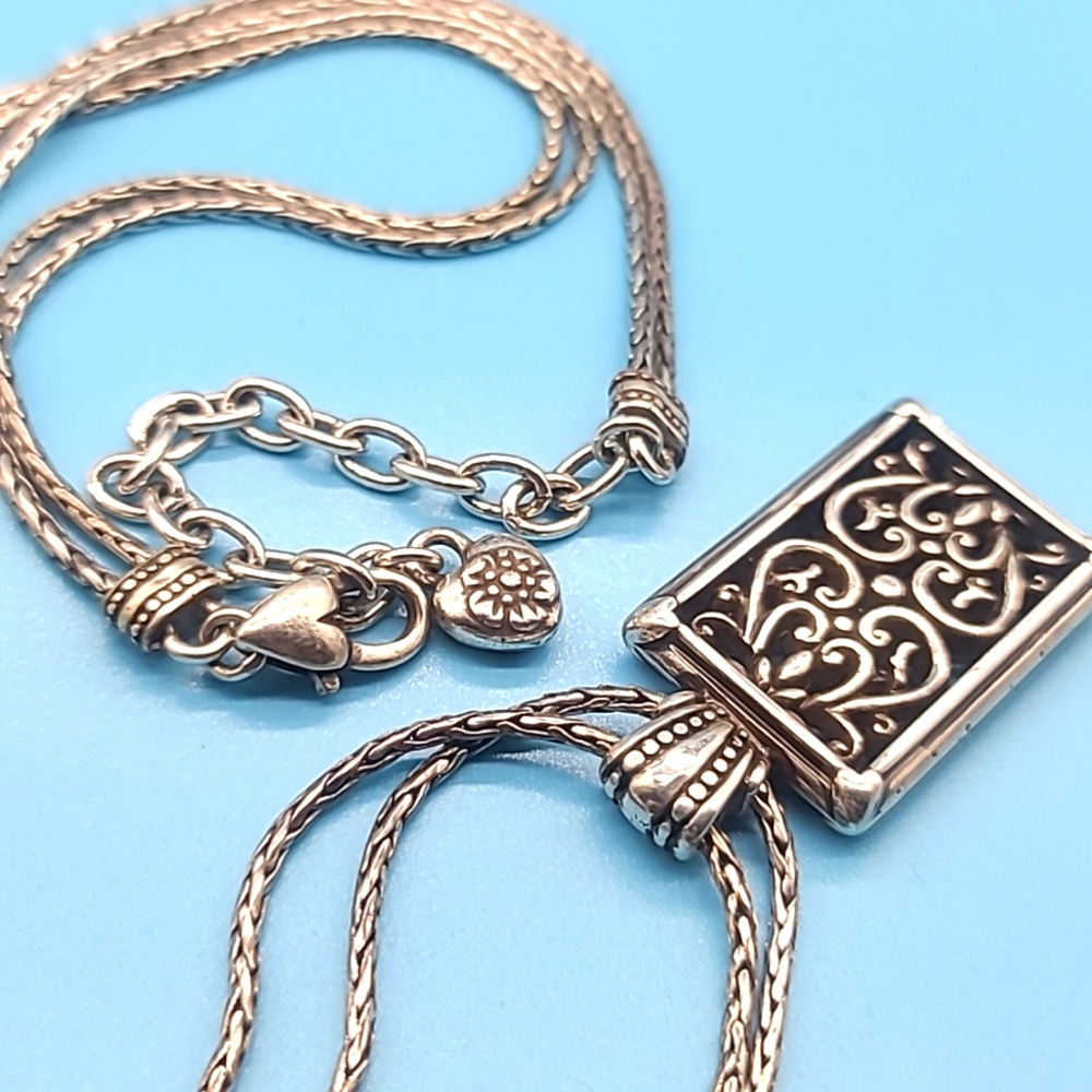 Brighton Berkeley Double Chain Openwork Scrolled … - image 4